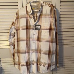 NEW Men’s Eddie Bauer Long Sleeve Button Down Shirt